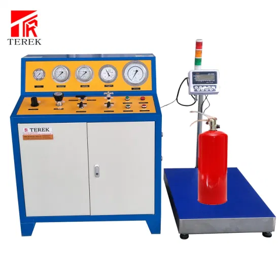Automatic FM200 Fire Extinguisher CO2 Nitrogen Cylinder Filling Machine Novec Filling Machine